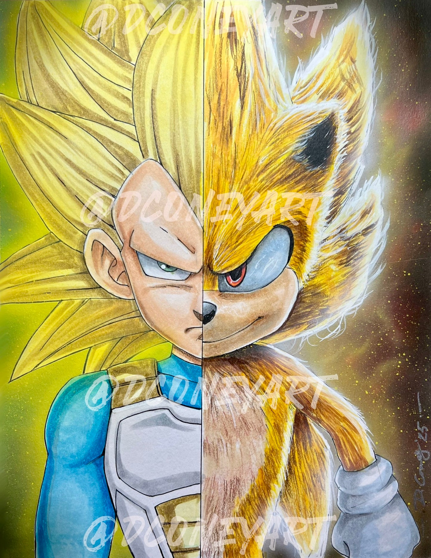 Vegeta SSJ3 x Super Sonic Mash Up